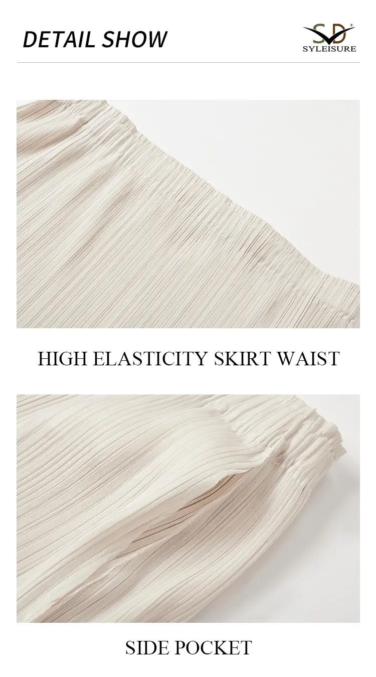 Pleated Midi Skirt  (5)