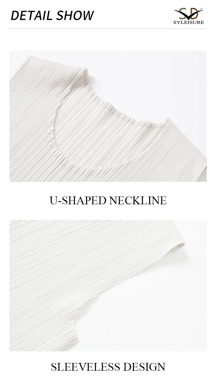 Women's Pleated Sleeveless Top (9)