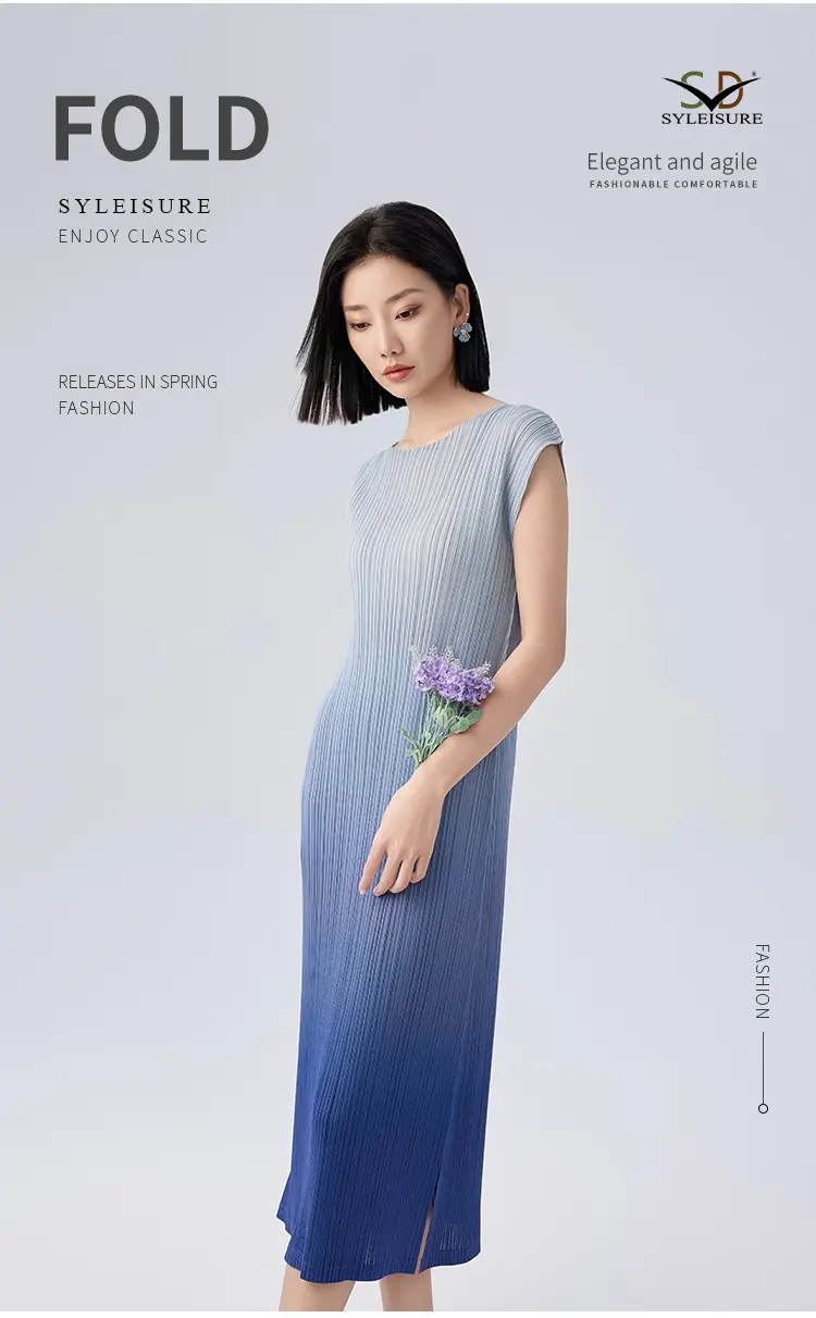 Women's Printed Sleeveless Midi Dress (5)