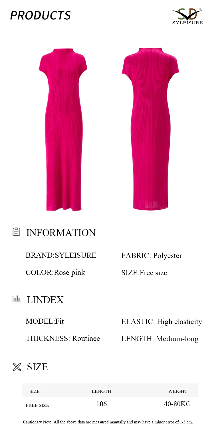 Mock Neck Short Sleeve Midi Dress  (4)