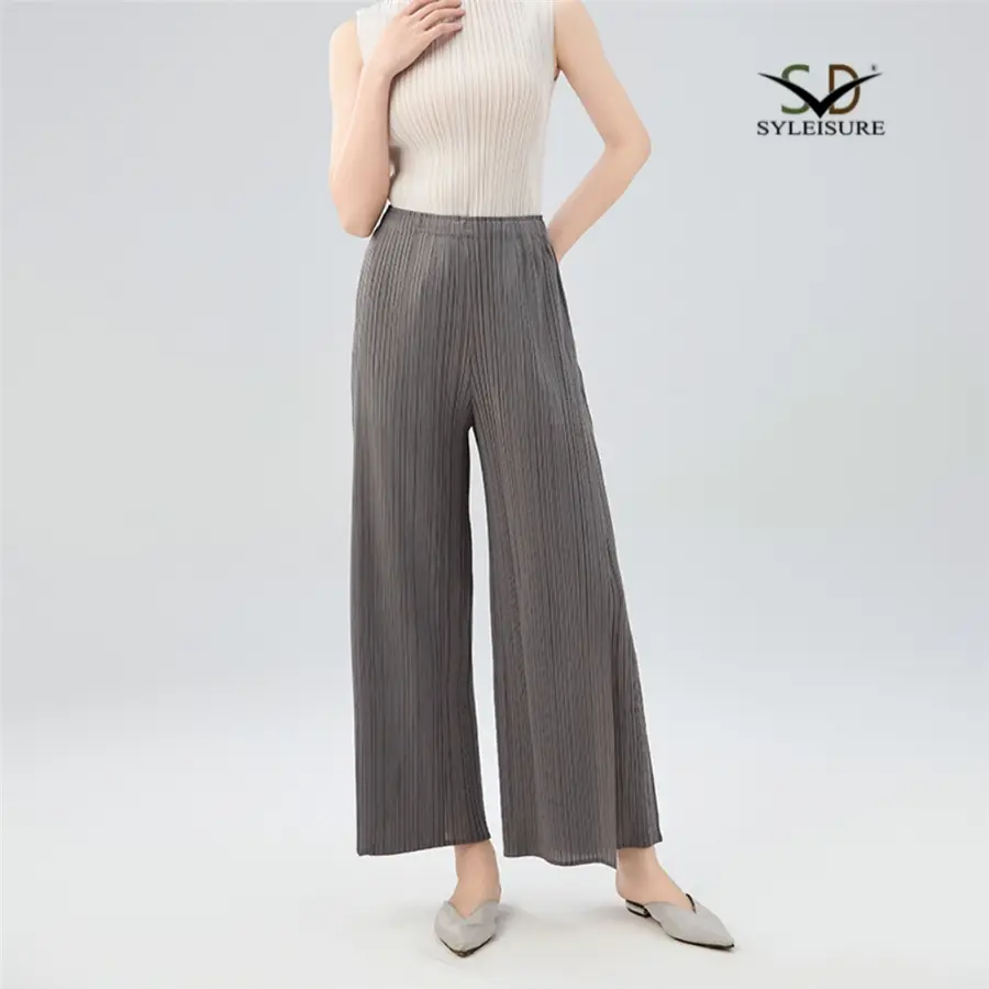 Women's Pleated Wide - Leg Pants (4).jpg