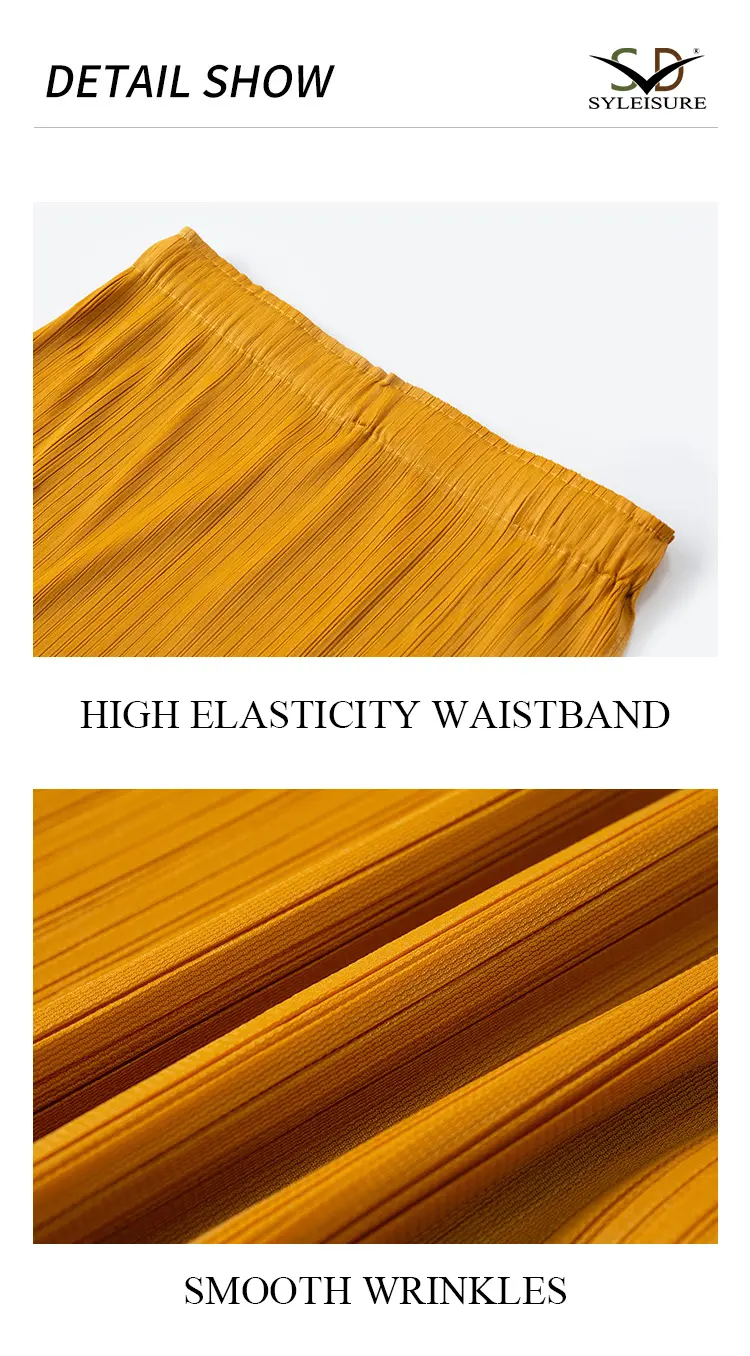 Women's Pleated Midi Skirt (9)