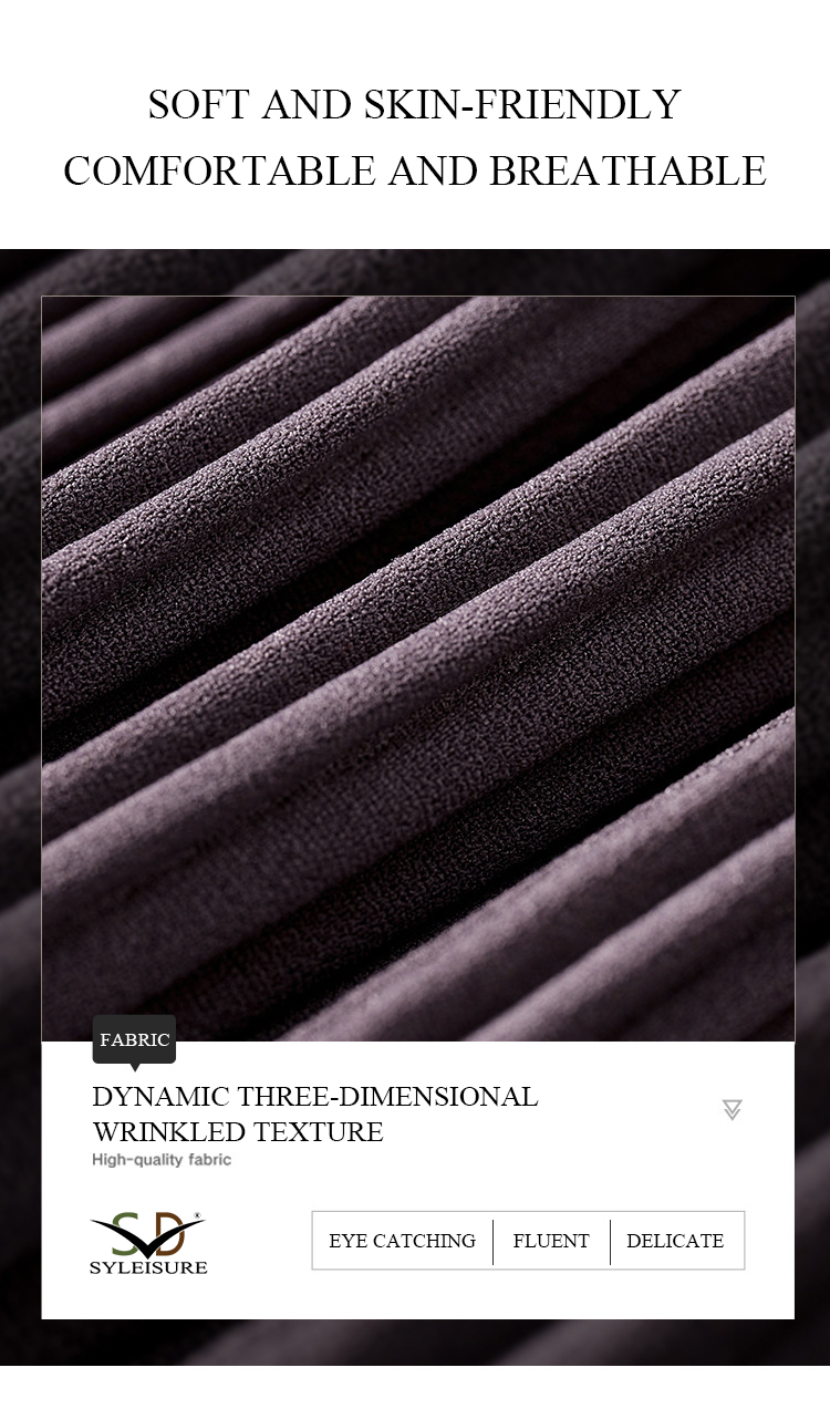 Sleeve Pleated Cardigan Set (6)