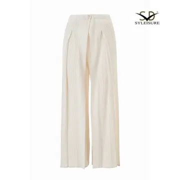 Women's Pleated Wide - Leg Palazzo Pants