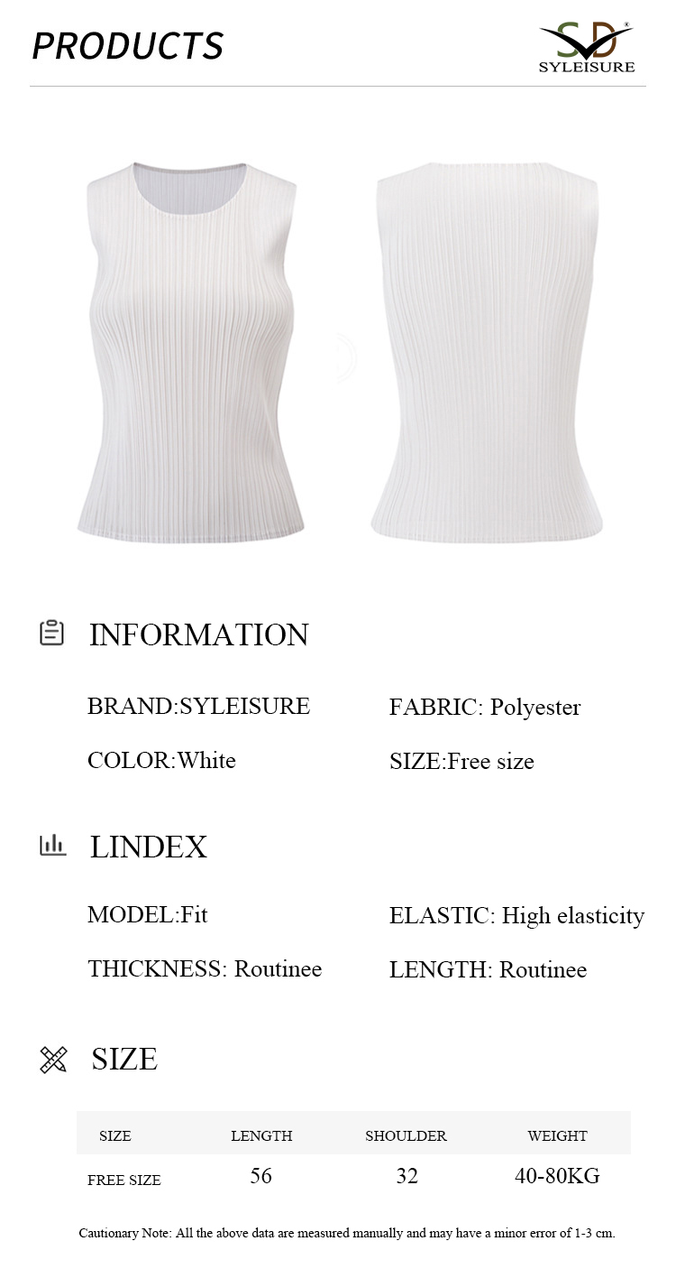 Women's Pleated Sleeveless Top (8)