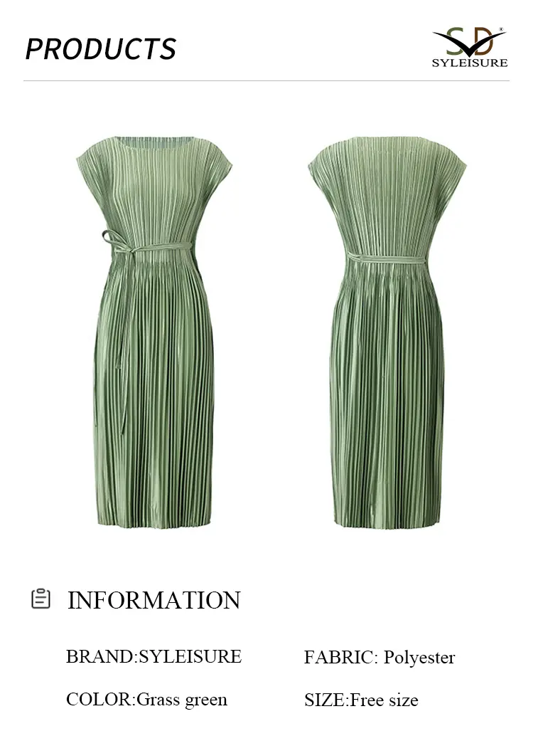 Sleeve Belted Dress (4)