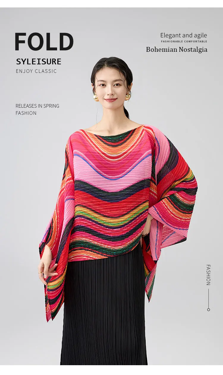 Pleated Poncho Top (1)