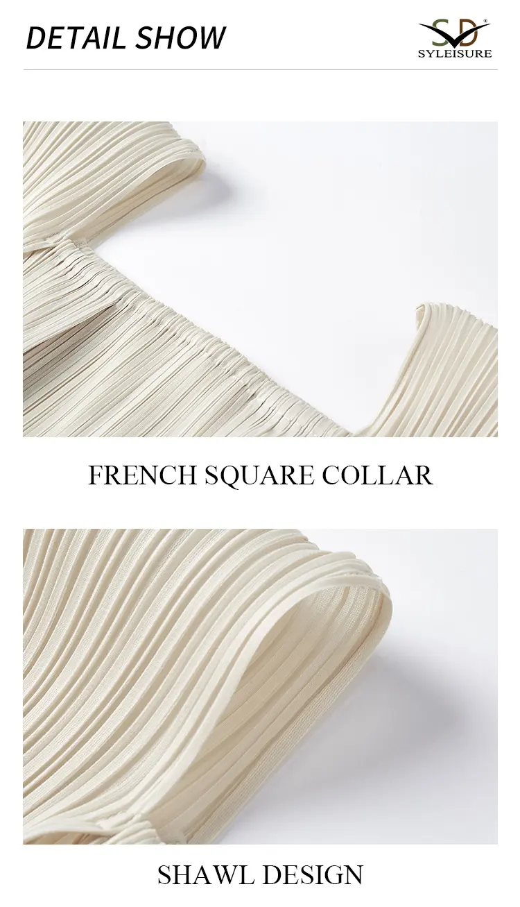 Square Neck Cape Dress  (5)