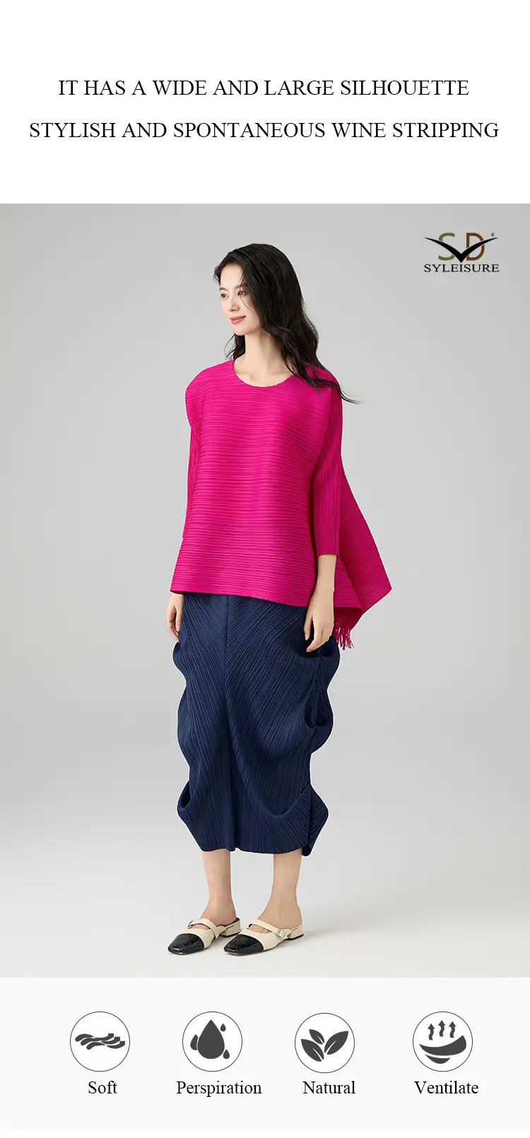 Quarter Sleeve Pleated  (3)
