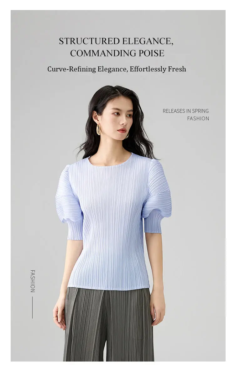 High Waist Pleated Wide Leg Pants (6)