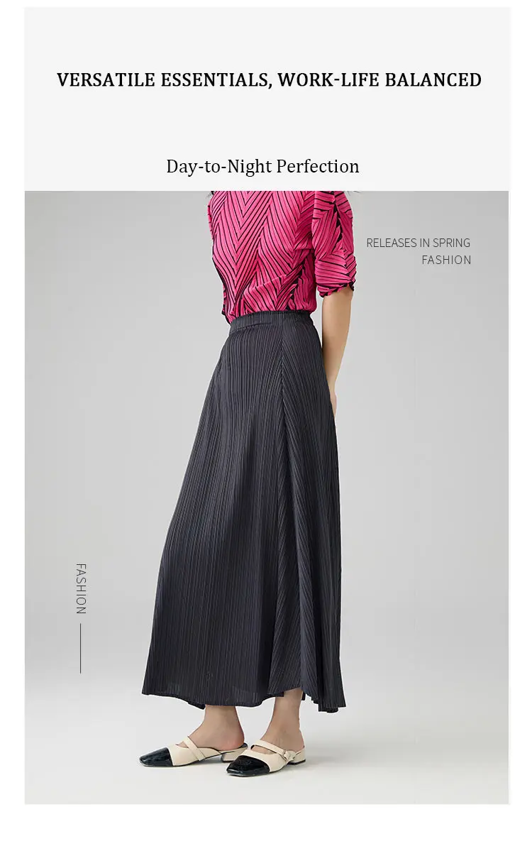 Elegant Pleated Maxi Skirt (6)