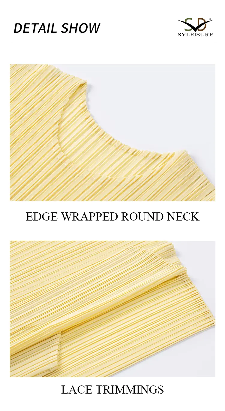 Women's Pleated Short - Sleeve Top (9)