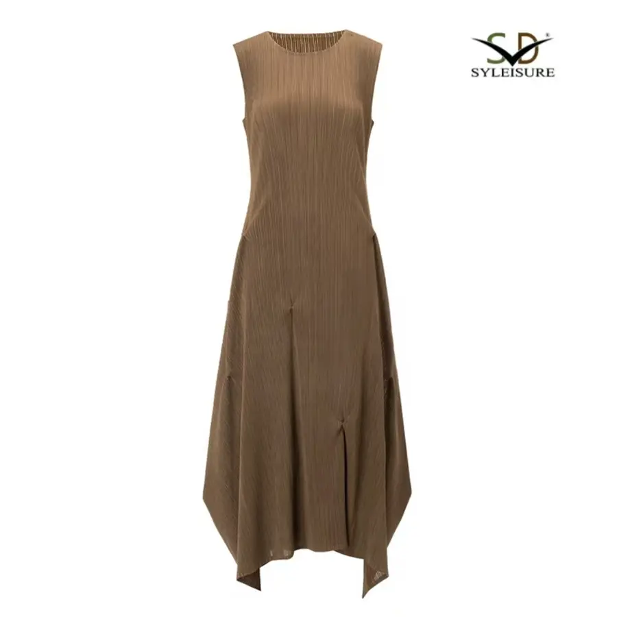 Women's Short - Sleeve Pleated Midi Dress (1).jpg